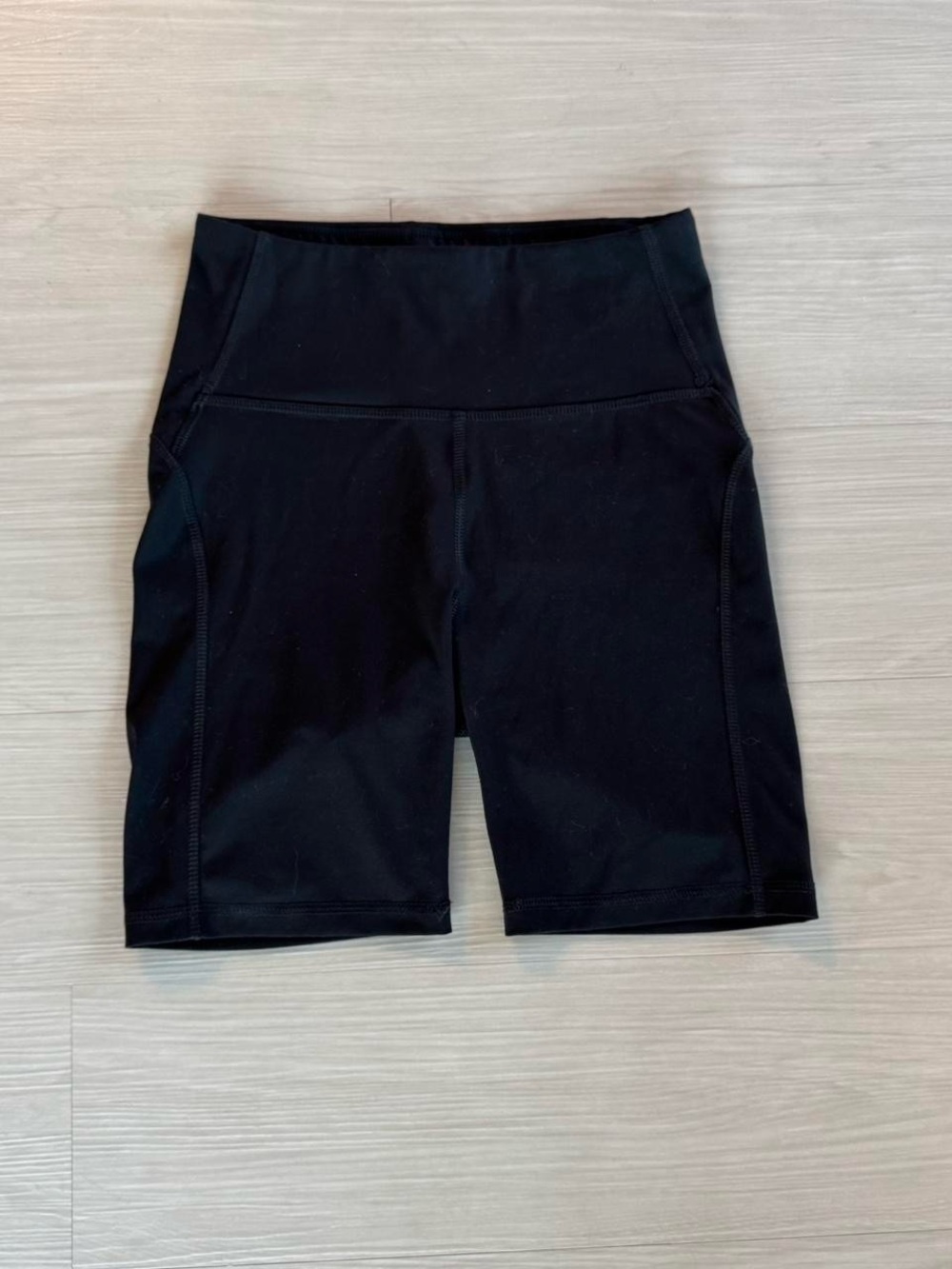 all in motion Black High-Rise Bike Shorts